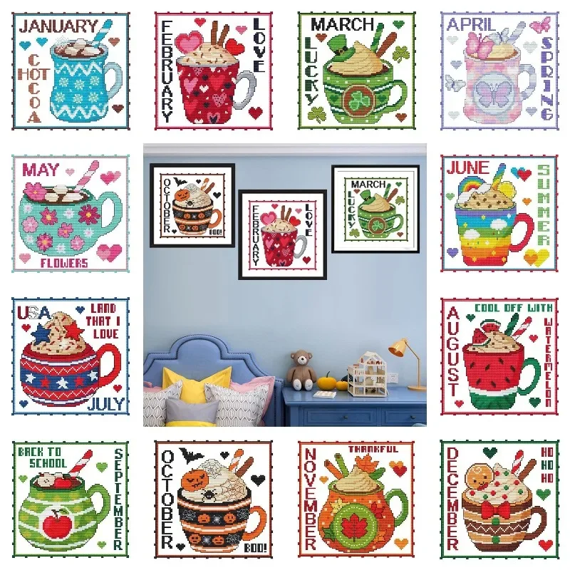 Resin Art For Beginner - Miesiące Deser Cup 5D Diamond Painting