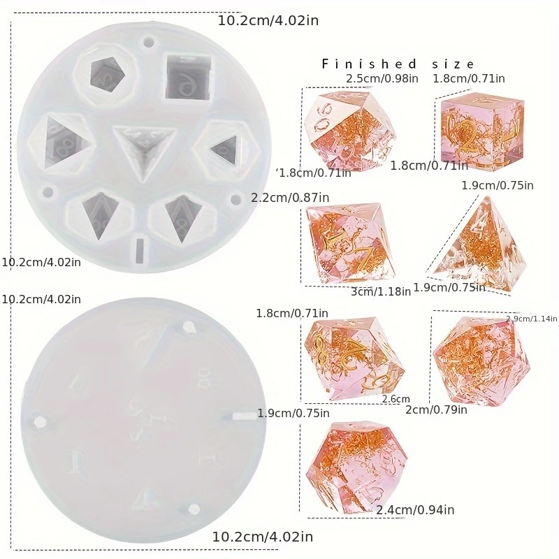1 zestaw form silikonowych do  – Resin Art Guide recenzja i cena