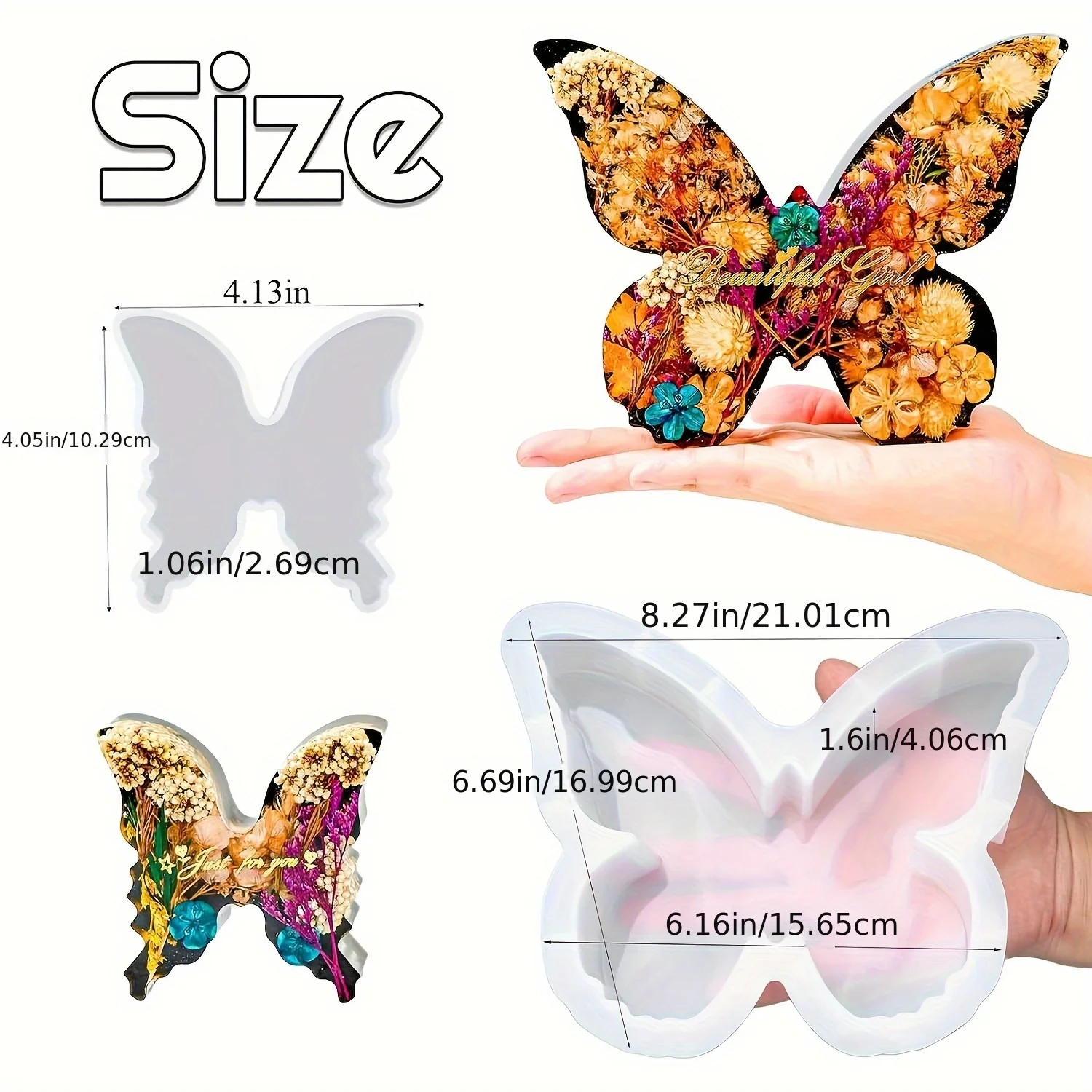 Dwa rozmiary zestawów form z ż – Resin Art Guide recenzja i cena