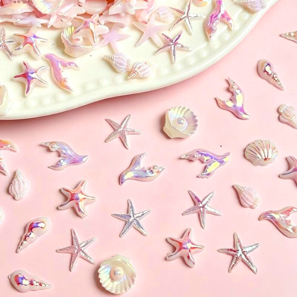30 szt. Mieszane letnie ozdoby – Resin Art Beach Theme recenzja i cena