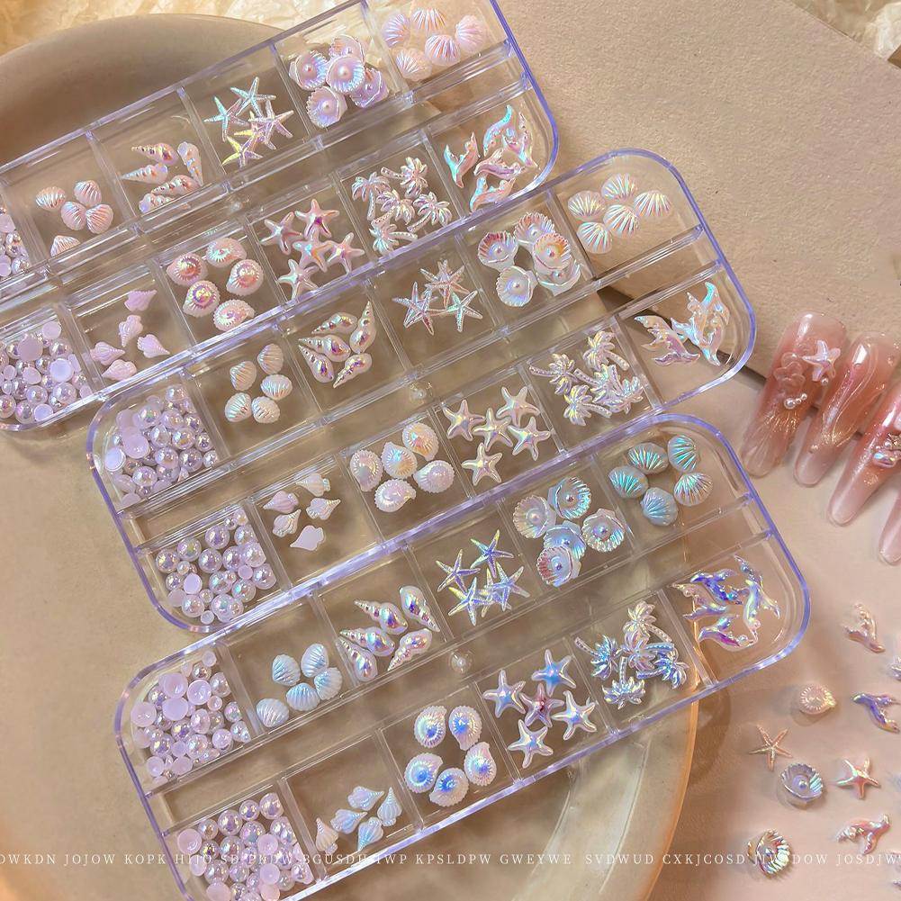 12 przegródek/pudełko, ozdoby  – Resin Art Beach Theme recenzja i cena