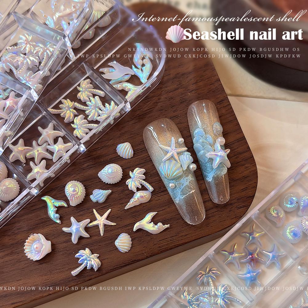 12 przegródek/pudełko, ozdoby  – Resin Art Beach Theme recenzja i cena