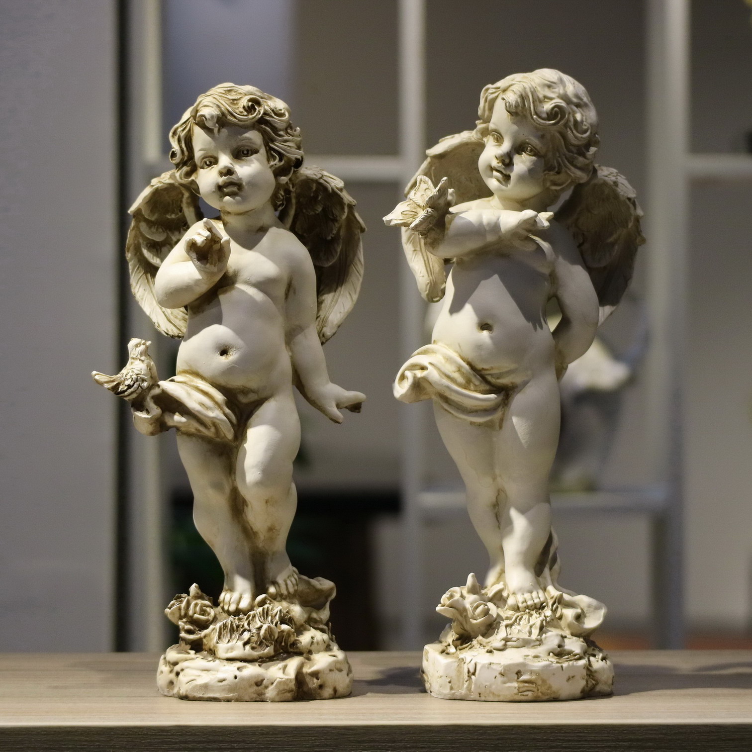 Retro Figurka Anioła z Żywicy  – Resin Art Wedding Gift recenzja i cena
