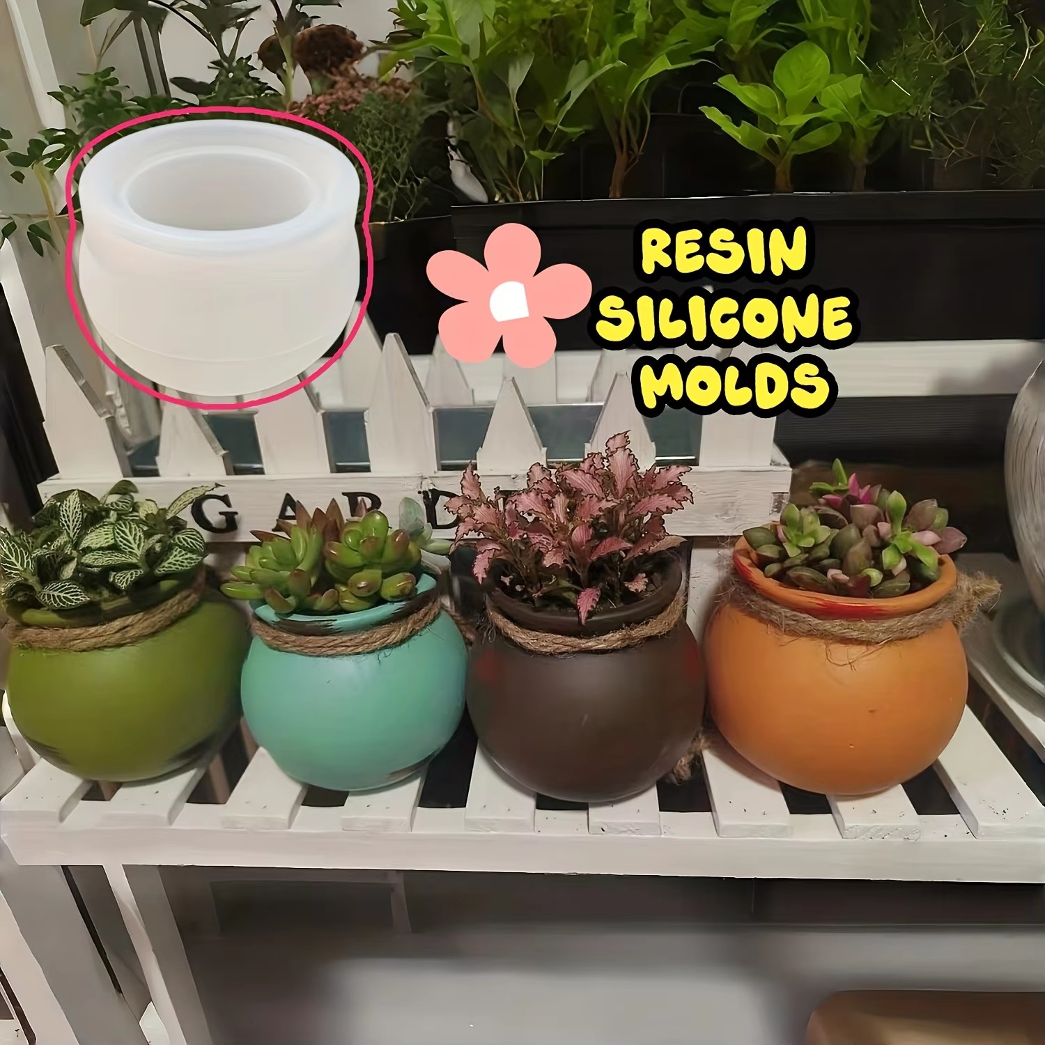 Silikonowe formy do doniczek,  – Resin Art Guide recenzja i cena