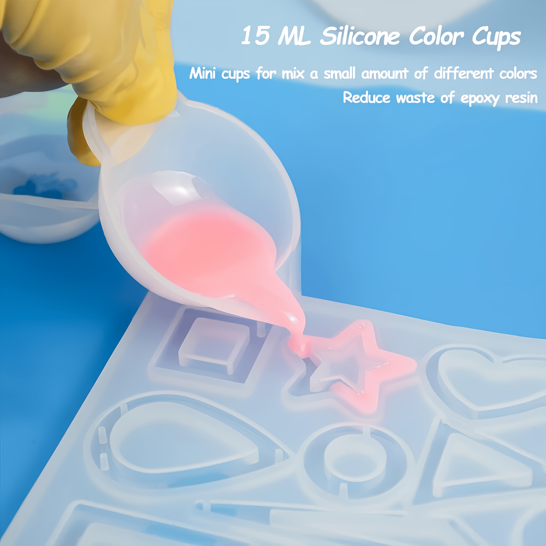 21-częściowy zestaw silikonowy – Resin Art Guide recenzja i cena