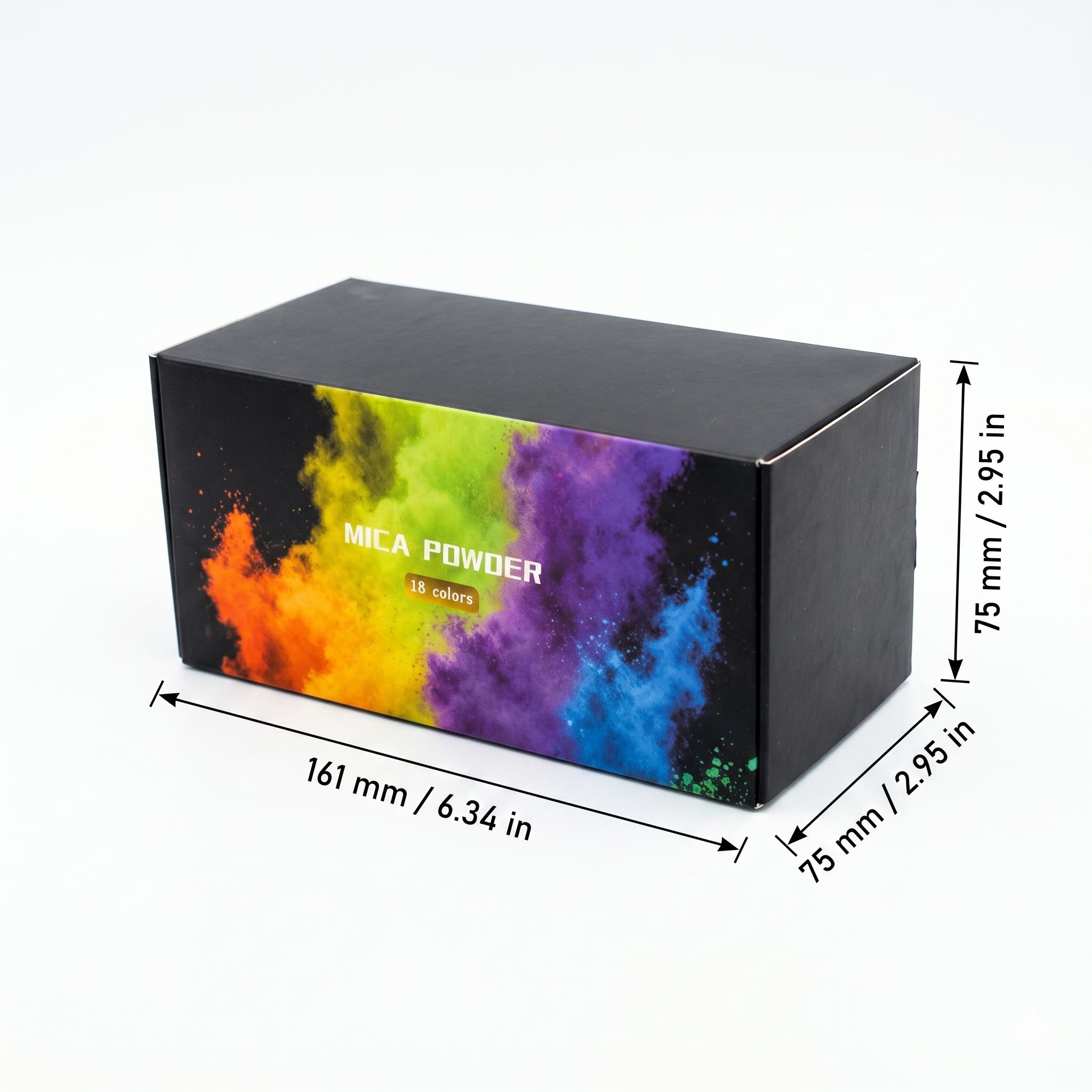 Zestaw 18 kolorów proszku mika – Mica Flake Resin recenzja i cena